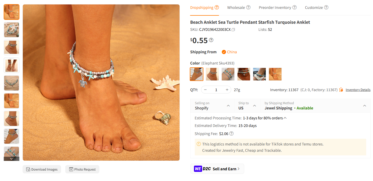 Beach-Vibe Anklets